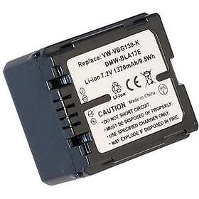 Batteriexperten Kompatibelt med Panasonic PV-GS80, 7.2V, 1320 mAh