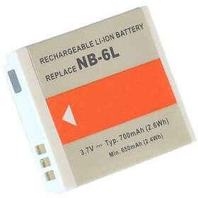 Batteriexperten Kompatibelt med Canon IXUS 300 HS, 3.6V (3.7V), 700 mAh