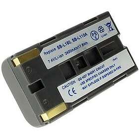 Batteriexperten Kompatibelt med Samsung VP-L4000, 7.2V (7.4V), 2600 mAh
