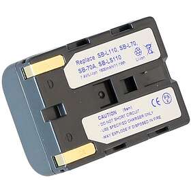Batteriexperten Kompatibelt med Samsung VP-D307, 7.2V (7.4V), 1500 mAh