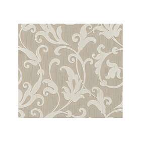 A.S. Creation Blommig Tapet Tessuto Ovävd Beige Silver 954901