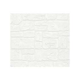 A.S. Creation Stone effect Tapet Svart & Vit Papper 204042