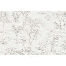 A.S. Creation Jungle Tapet Cuba Ovävd Beige Grå 380211