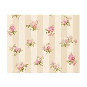 A.S. Creation Blommig Tapet Romantico Ovävd Rosa 304474