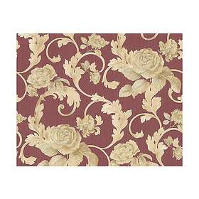 A.S. Creation Rosas Tapet Nobile Ovävd Röd Guld 959832