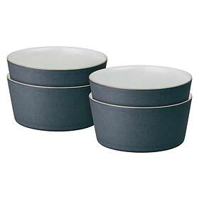 Denby Impression Skål Rak. 4 st, Charcoal