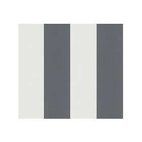 A.S. Creation Randig Tapet Svart & Vit Ovävd Grå 179050