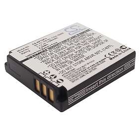 Batteriexperten Kompatibelt med Panasonic Lumix DMC-FX8BS, 3.6V (3.7V), 1100 mAh
