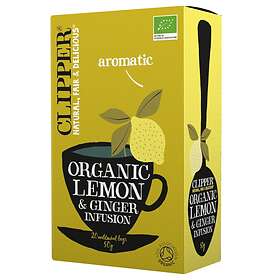 Clipper Örtte med Citron & Ingefära, 20 påsar