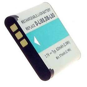 Batteriexperten Kompatibelt med Sanyo VPC-CA102, 3.7(3.6V), 620 mAh