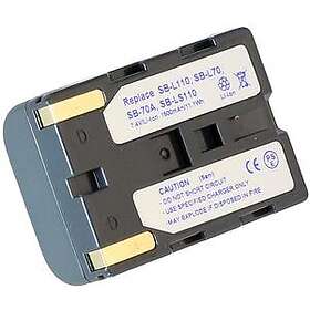 Batteriexperten Kompatibelt med Samsung VP-D590Ti, 7.2V (7.4V), 1500 mAh