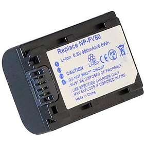 Batteriexperten Kompatibelt med Sony DCR-SX45B, 6.8V (7.2V), 980 mAh