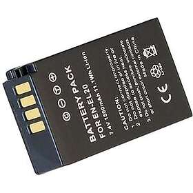 Batteriexperten Kompatibelt med Nikon 1 J1, 7.4V (7.2V), 800 mAh
