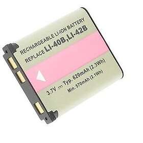 Batteriexperten Kompatibelt med Praktica Luxmedia 14-Z51, 3.6V (3.7V), 620 mAh