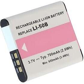 Batteriexperten Kompatibelt med Olympus u9000, 3.6V (3.7V), 700 mAh