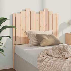 vidaXL Sängynpääty 96x4x110 cm massiv furu