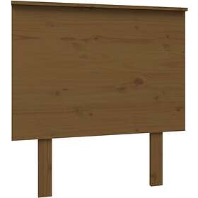 vidaXL Sänggavel honungsbrun 79x6x82.5 cm massiv furu