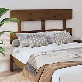 vidaXL Sängynpääty honungsbrun 138x3x81 cm massiv furu
