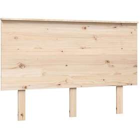 vidaXL Sängynpääty 124x6x82,5 cm massiv furu