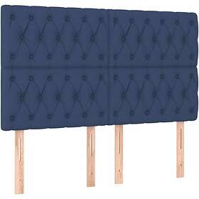 vidaXL Huvudgavlar 4 st blå 80x7x78/88 cm tyg