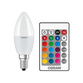 Osram LED-glödlampa STAR+ RGBW Remote candle 5,5W/827 (40W) frosted dimmable E14