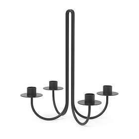 Ferm Living Sway candelabra black