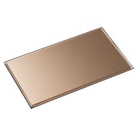 Stoff Nagel glasplatta rectangular Smoked brown