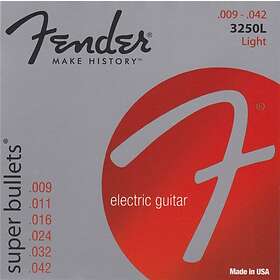 Fender Super Bullet Strings Nickel Plated Steel Bullet End 009-042