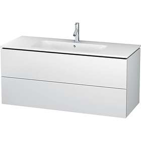 Duravit L-Cube Servantskap m/2 skuffer 1220x550x481 mm, Hvit Matt
