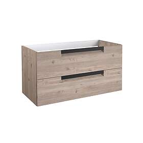 Korsbakken Slate 2 Underskap m/2 skuffer 990x450 mm, Nelson Eik