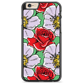 Bjornberry iPhone 6 Plus/6s Plus Skal - Rött & Vitt Blomster