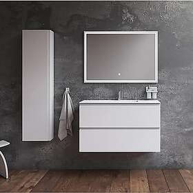 Copenhagen Bath Malmø Høyskap 36 36x23x145 cm, Hvit Matt