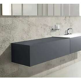 Keuco Edition 11 Sideskap m/1 skuff 1050x350 mm, Hvit Struktur Lakk