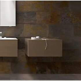 Keuco Edition 11 Sideskap m/1 skuff 700x350 mm, Trøffel Matt Glass