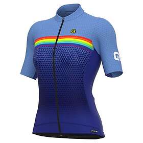 Alé Cycling Ale Bridge Short Sleeve Blå M Kvinna