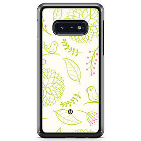 Bjornberry Samsung Galaxy S10e Skal - Blomster Grön