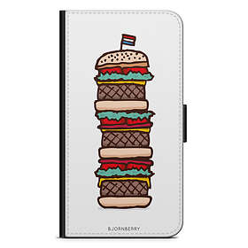 Bjornberry Samsung Galaxy S21 Plånboksfodral - Gigantisk Hamburgare