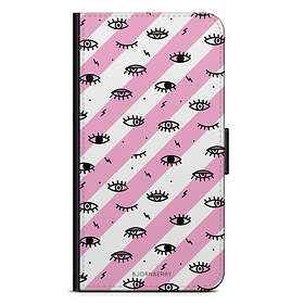 Bjornberry Samsung Galaxy S21 Plånboksfodral - Ögonmönster