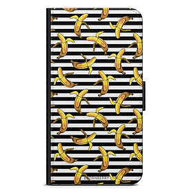Bjornberry Samsung Galaxy S21 Plånboksfodral - Banan mönster