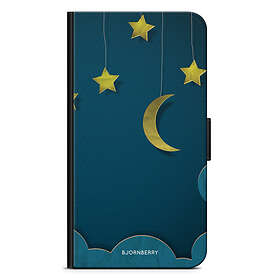 Bjornberry Samsung Galaxy S21 Plånboksfodral - Månstjärnor