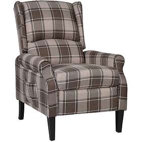 vidaXL Reclinerfåtölj beige tyg