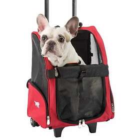 Mikopet Ferplast Trolley trillebag og ryggsekk hund og katt 32x28x51cm