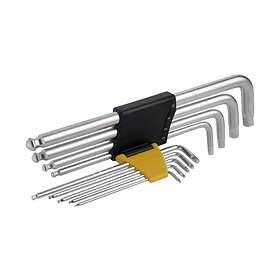 Ironside 100737 Vinkelnyckelsats 9 delar, 1,5-10 mm