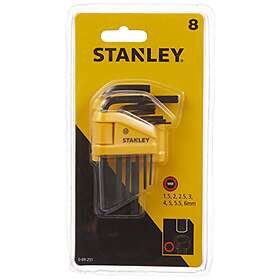 Stanley 0-69-251 Insexnyckelsats 8 delar, 1.5-6 mm