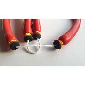 Epsealon Firestorm 14 Mm Circular Band With Dyneema Wishbone Röd 77 cm