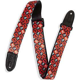 Levy's MPJR-002 Skull And Crossbones Kids Guitar Strap