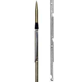 Sigalsub Tahitian Spearshaft Notched Single Barb With Cone 6,25 Mm Silver 110 cm