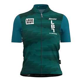 Santini Liege Bastogne Liege Short Sleeve Jersey Grönt M Femme