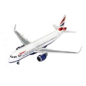 Revell Airbus A320 neo British Airways Luftfarkostmodell med fast vinge Monteringssats 1:144