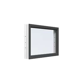 Skånska Byggvaror Energi Aluminium Fixed Window Antracitgrå, 17, 4 3028-17382